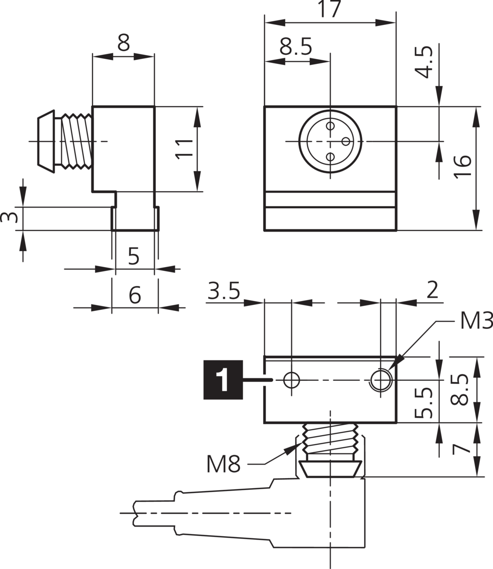 Sensor Magnetico Pistón Di-soric Mzert 17 Psk Tssl - Pnp - Imagen 2