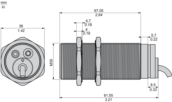 Sensor Inductivo Telemecanique Xsav12801 - Imagen 2