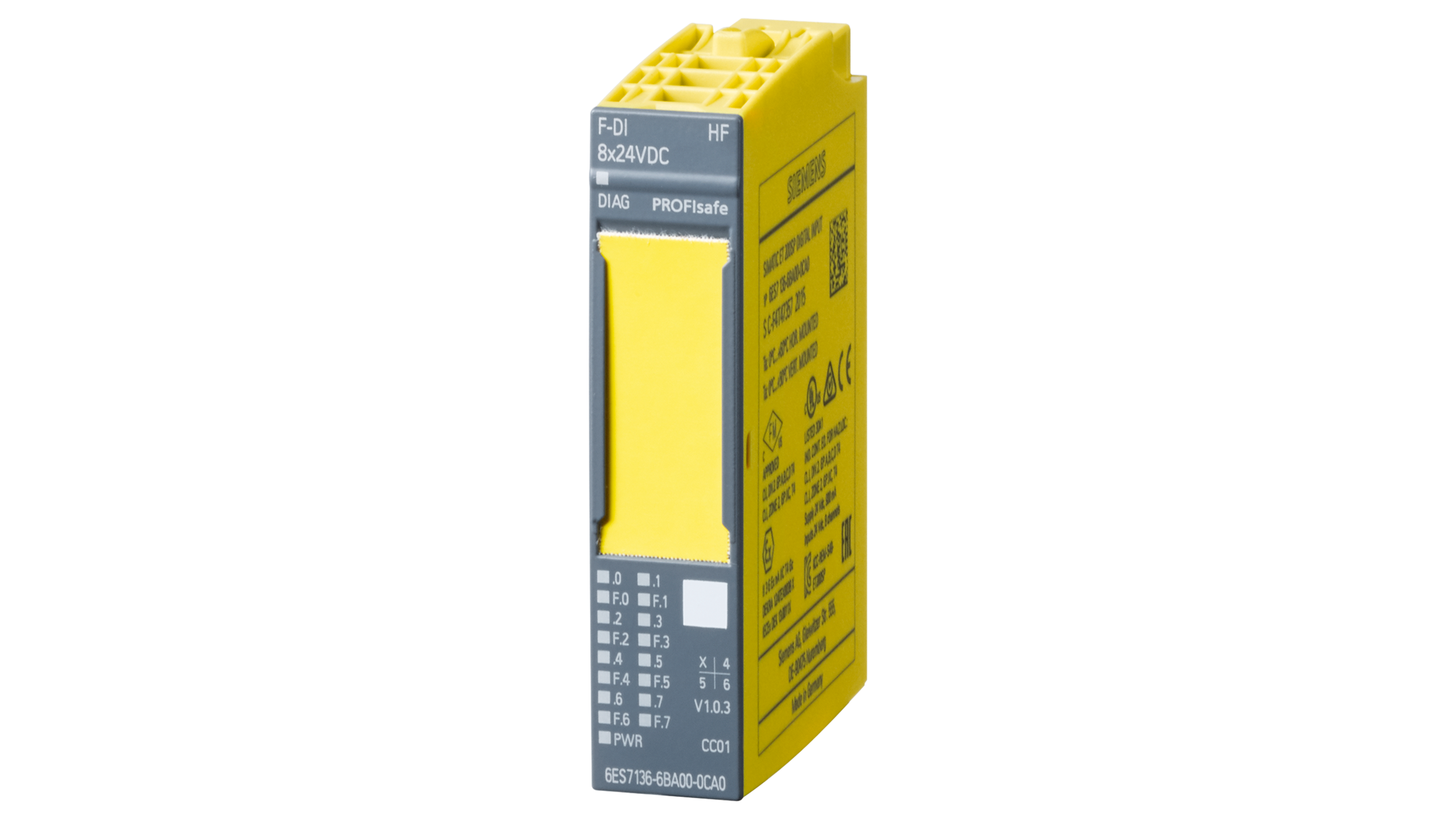 SIEMENS F-DI 4/8X24VDC HF 6ES7136-6BA00-0CA0